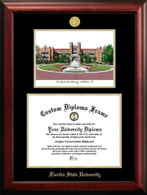 Campus Images FL985LGED Florida State University Gold embossed diploma frame with Campus Images lithograph
