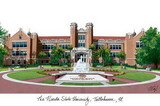 Campus Images FL985MBSGED1411 Florida State University 11w x 8.5h Manhattan Black Single Mat Gold Embossed Diploma Frame with Bonus Campus Images Lithograph