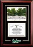 Campus Images FL989SG University of South Florida Spirit Graduate Frame with Campus Image