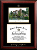 Campus Images FL993LGED University of North Florida Gold embossed diploma frame with Campus Images lithograph