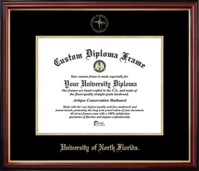 Campus Images FL993PMGED-1185 North Florida University Ospreys Petite Diploma Frame
