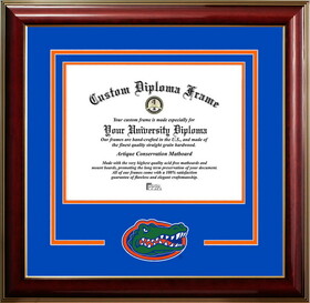 Campus Images FL994CMGTSD-16115 University of Florida Gators 16w x 11.5h Classic Spirit Logo Diploma Frame