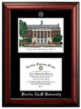 Campus Images FL997LSED-1185 Florida A&M University 11w x 8.5h Silver Embossed Diploma Frame with Campus Images Lithograph