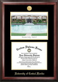 Campus Images FL998LGED University of Central Florida Gold embossed diploma frame with Campus Images lithograph