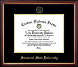 Campus Images GA799PMGED-1185 Savannah State University Petite Diploma Frame