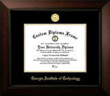 Campus Images GA974LBCGED-1714 Georgia Institute of Technology Yellow Jackets 17w x 14h Legacy Black Cherry Gold Embossed Diploma Frame