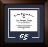 Campus Images GA975LBCSD-1512 Georgia Southern 15w x 12h Legacy Black Cherry Spirit Logo Diploma Frame