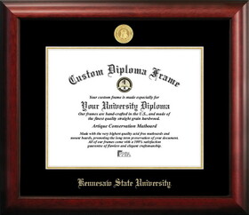 Campus Images GA986GED Kennesaw State University Gold Embossed Diploma Frame