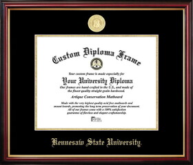 Campus Images GA986PMGED-1411 Kennesaw State University Petite Diploma Frame