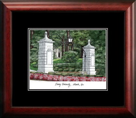 Campus Images GA997A Emory University Academic Framed Lithograph