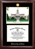 Campus Images IA995LGED University of Iowa Gold embossed diploma frame with Campus Images lithograph