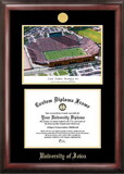 Campus Images IA997LGED University of Iowa  Kinnick Stadium Gold embossed diploma frame with Campus Images lithograph