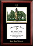 Campus Images IA998LGED Iowa State University Gold embossed diploma frame with Campus Images lithograph