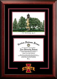 Campus Images IA998SG Iowa State University Spirit Graduate Frame with Campus Image