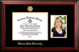 Campus Images IL966PGED-1185 Illinois State 11w x 8.5h Gold Embossed Diploma Frame with 5 x7 Portrait