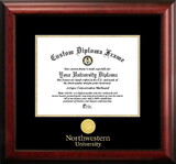 Campus Images IL971GED Northwestern  University Gold Embossed Diploma Frame