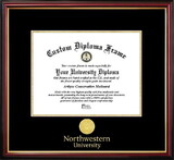 Campus Images IL971PMGED-1185 Northwestern University Petite Diploma Frame