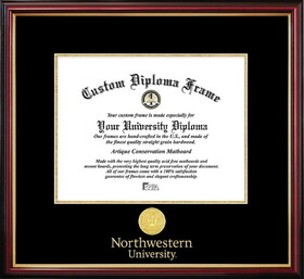 Campus Images IL971PMGED-1185 Northwestern University Petite Diploma Frame