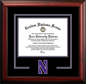 Campus Images IL971SD Northwestern  University Spirit Diploma Frame