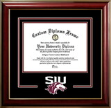 Campus Images IL972CMGTSD-1185 Southern Illinois University 11w x 8.5h Classic Spirit Logo Diploma Frame
