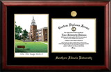Campus Images IL972LGED Southern Illinois  University Gold embossed diploma frame with Campus Images lithograph