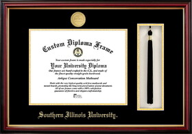 Campus Images IL972PMHGT Southern Illinois University Tassel Box and Diploma Frame