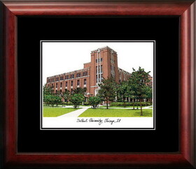 Campus Images IL974A DePaul University Academic Framed Lithograph