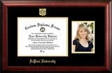Campus Images IL974PGED-1185 DePaul University 11w x 8.5h Gold Embossed Diploma Frame with 5 x7 Portrait