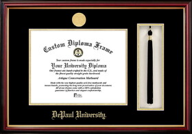 Campus Images IL974PMHGT DePaul University Tassel Box and Diploma Frame