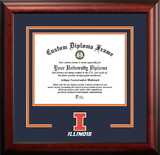 Campus Images IL976SD University of Illinois - Urbana-Champaign Spirit Diploma Frame