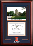 Campus Images IL976SG University of Illinois - Urbana-Champaign  Spirit Graduate Frame with Campus Image