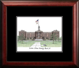 Campus Images IL978A Western Illinois University Academic Framed Lithograph