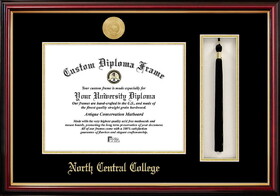 Campus Images IL984PMHGT-1185 North Central College 11w x 8.5h Tassel Box and Diploma Frame