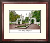 Campus Images IN933R Indiana University, Bloomington Alumnus Framed Lithograph