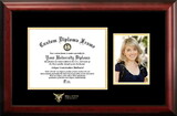 Campus Images IN985PGED-108 Ball State University 10w x 8h Gold Embossed Diploma Frame with 5 x7 Portrait
