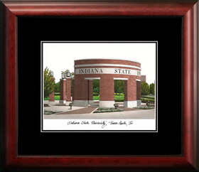 Campus Images IN986A Indiana State Academic Framed Lithograph