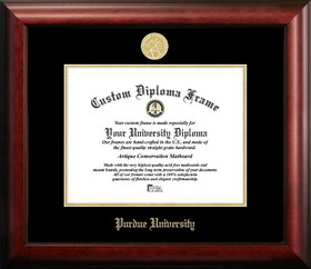 Campus Images IN988GED Purdue University  Gold Embossed Diploma Frame