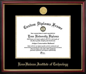 Campus Images IN994PMGED-1185 Rose-Hulman Institute of Technology Petite Diploma Frame