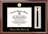 Campus Images KS998PMHGT Kansas State University Tassel Box and Diploma Frame