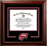 Campus Images KY996CMGTSD-1185 Western Kentucky University 11w x 8.5h Classic Spirit Logo Diploma Frame