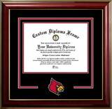 Campus Images KY997CMGTSD-1714 University of Louisville Cardinals 17w x 14h Classic Spirit Logo Diploma Frame