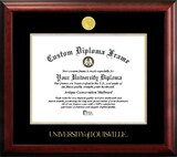 Campus Images KY997GED University of Louisville Gold Embossed Diploma Frame