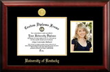Campus Images KY998PGED-1185 University of Kentucky 11w x 8.5h Gold Embossed Diploma Frame with 5 x7 Portrait