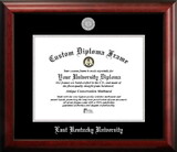 Campus Images KY999SED-1185 Eastern Kentucky University 11w x 8.5h Silver Embossed Diploma Frame