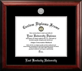 Campus Images KY999SED-1185 Eastern Kentucky University 11w x 8.5h Silver Embossed Diploma Frame