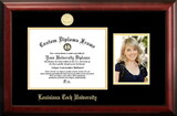 Campus Images LA988PGED-1185 Louisiana Tech University 11w x 8.5h Gold Embossed Diploma Frame with 5 x7 Portrait