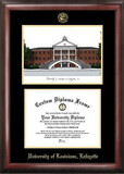 Campus Images LA993LGED University of Louisiana-Lafayette Gold embossed diploma frame with Campus Images lithograph