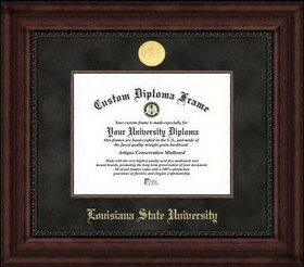 Campus Images LA999EXM Louisiana State University Executive Diploma Frame