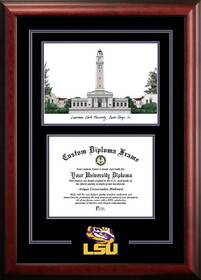 Campus Images LA999SG Louisiana State University Spirit Graduate Frame with Campus Image