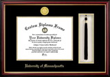 Campus Images MA990PMHGT University of Massachusetts Tassel Box and Diploma Frame